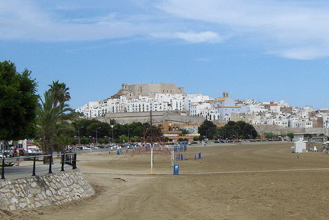 Playa Sur y casco antiguo, Peñiscola